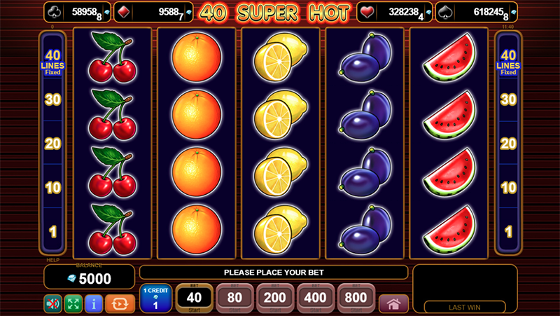 40 Super Hot Slot Machine