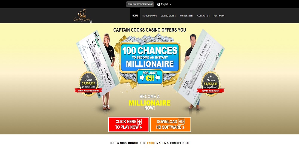 Captain Cooks Casino Review