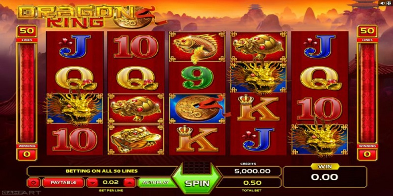 Dragon King Slot Reels