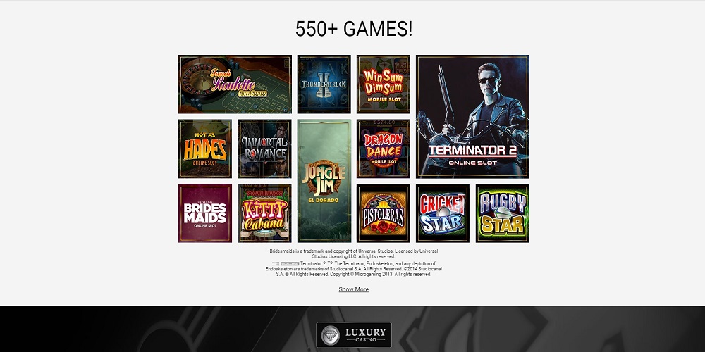 Luxury Casino Games