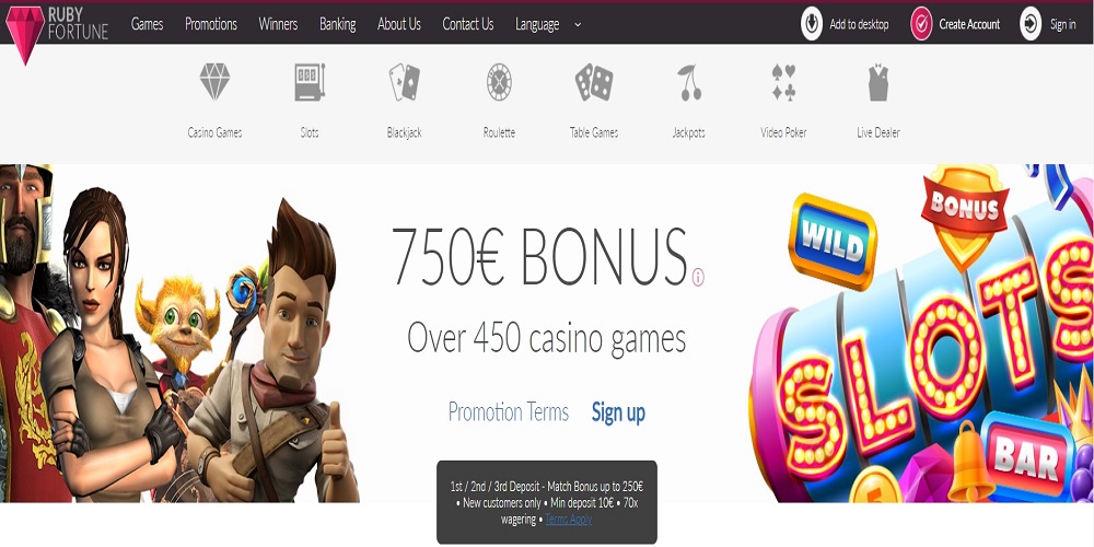 casino online ruby fortune