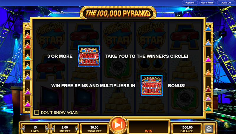 The 100 000 Pyramid Slot Bonus