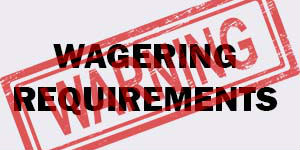 Wagering requirements image