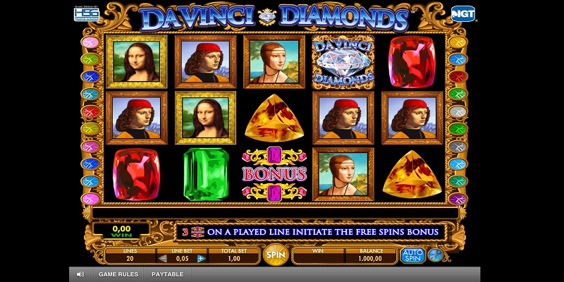 Da Vinci Diamonds Slot Review