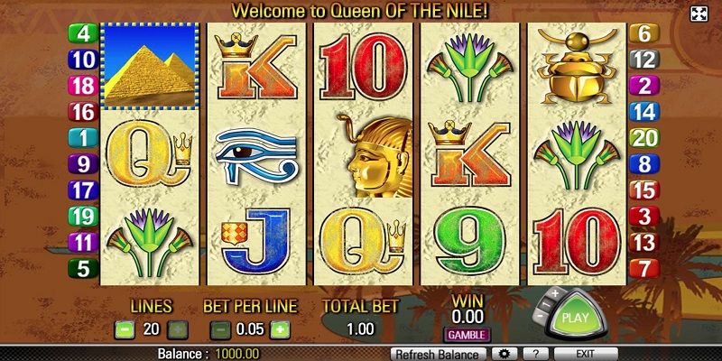queen of the nile slot review